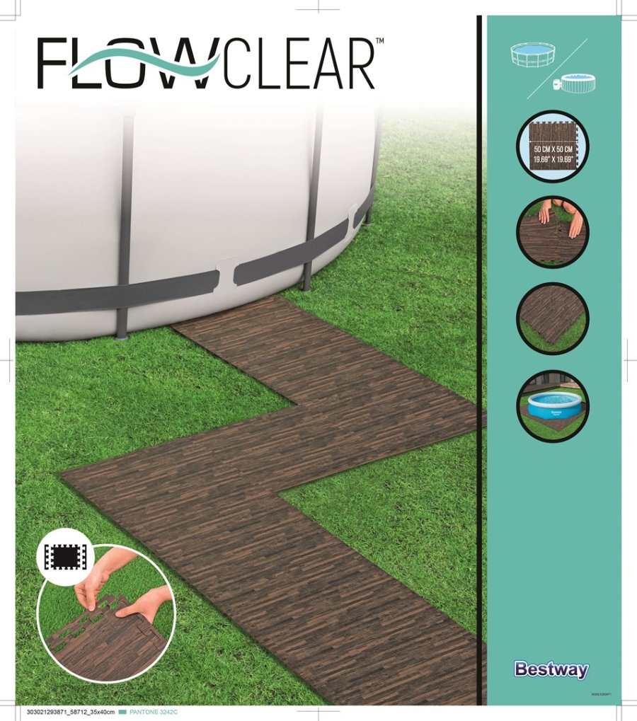 Bestway 58712 / 23 tilbehr til pool Gulvbeskytter #15