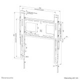 Neomounts WL30-750BL14 tv-beslag 190,5 cm (75