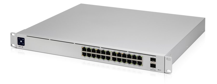 Ubiquiti UniFi Pro 24-Port PoE Administreret L2/L3 Gigabit Ethernet (10/100/1000) Str�m over Ethernet (PoE) 1U S�lv #3