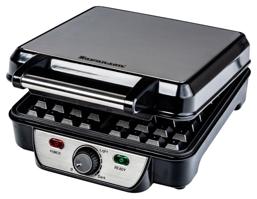 Ravanson GR-7030 vaffeljern 4 vaffel/vafler 1100 W Sort #2