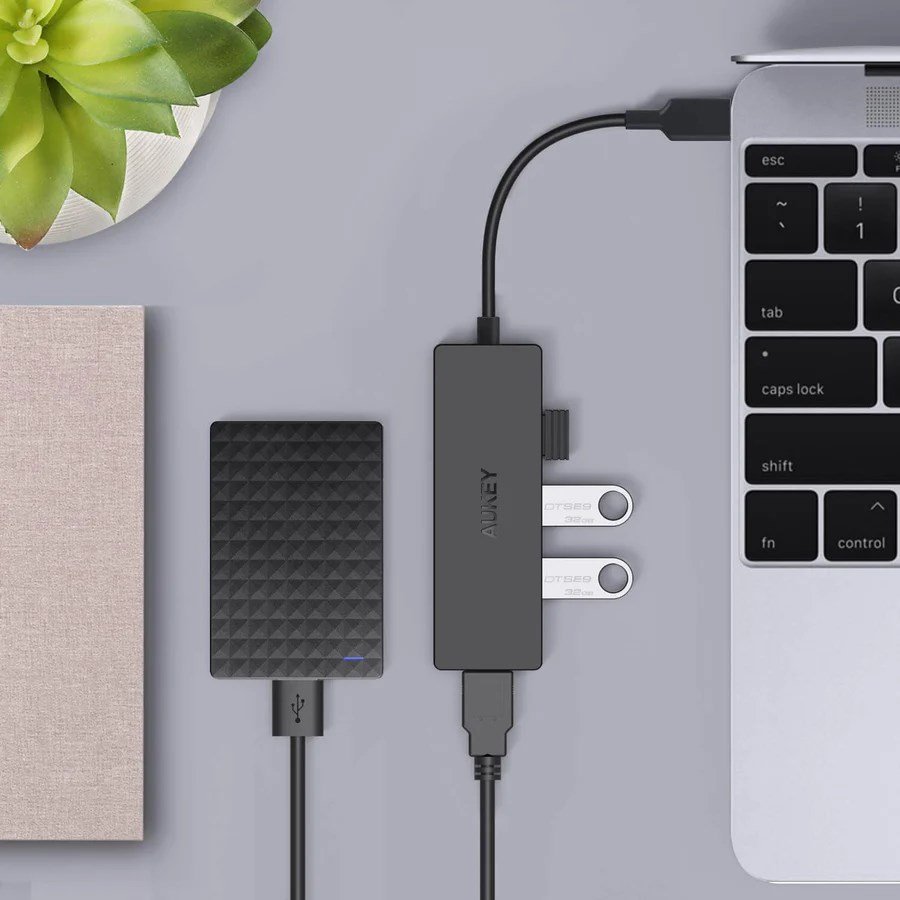 AUKEY CBC64 Ledningsfrt USB 3.2 Gen 2 (3.1 Gen 2) Type-C Sort #2