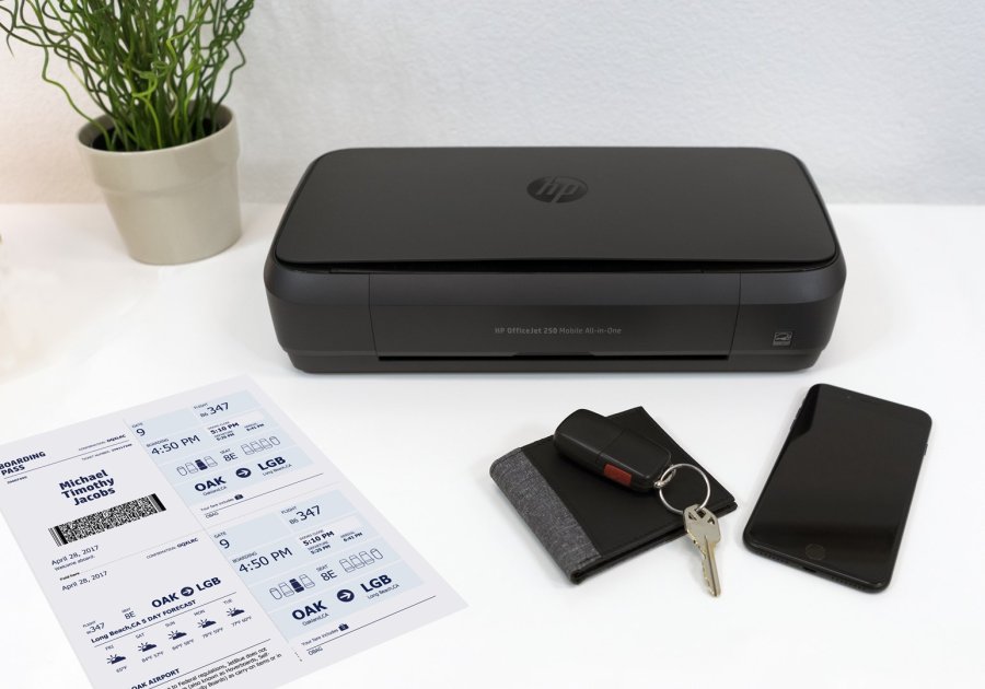 HP OfficeJet Mobile 250 Tr�dl�st All-in-One Farve Printer, Kopimaskine, scanner #3