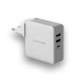 RealPower DeskCharge-65 Travel Universel Gr� Vekselstr�m Indend�rs #1