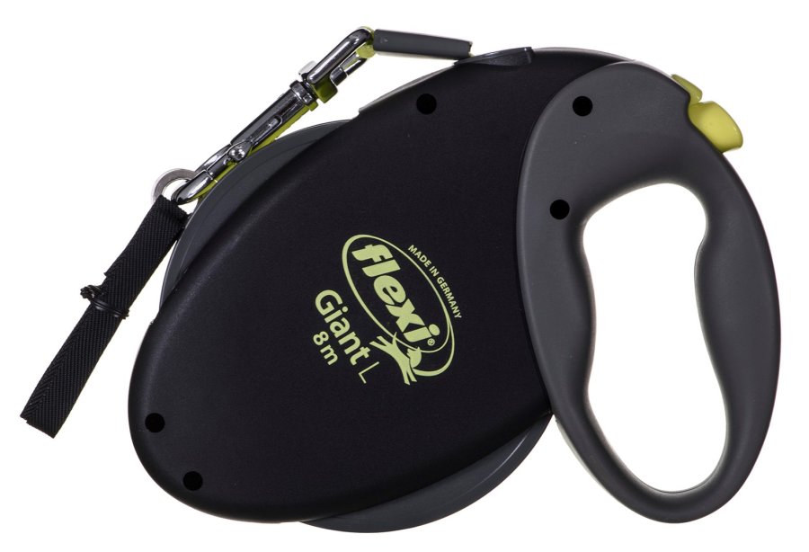 TRIXIE NEON GIANT L 8 m Sort, Gul Hund Fleksibel hundesnor #2