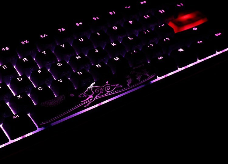 Ducky One 2 Mini RGB tastatur Spil USB Tysk Sort #9
