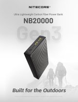 Nitecore NB20000GEN3 powerbank Lithium-Ion (Li-Ion) 20000 mAh Sort #16