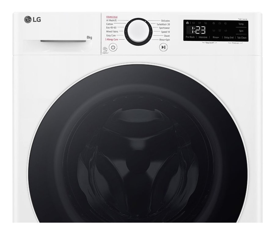 LG F2WR508S0W vaskemaskine Front-lsning 8 kg 1200 rpm Sort, Hvid #5