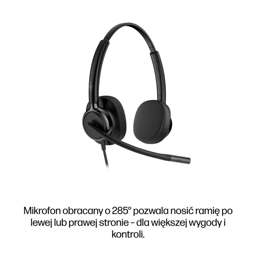 HP Poly Mission 425 Stereo USB Wired Headset (Bulk) #13