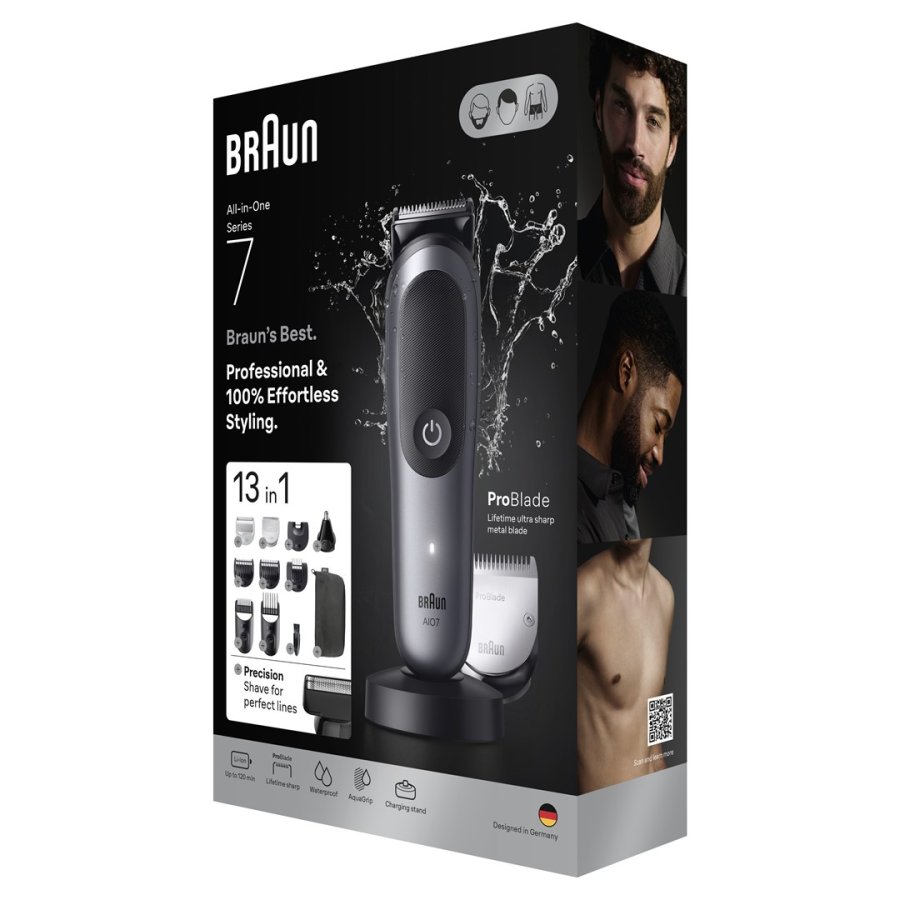 Braun 80789908 skg- og hrtrimmer Mrkegr 21 Lithium-Ion (Li-Ion) #4