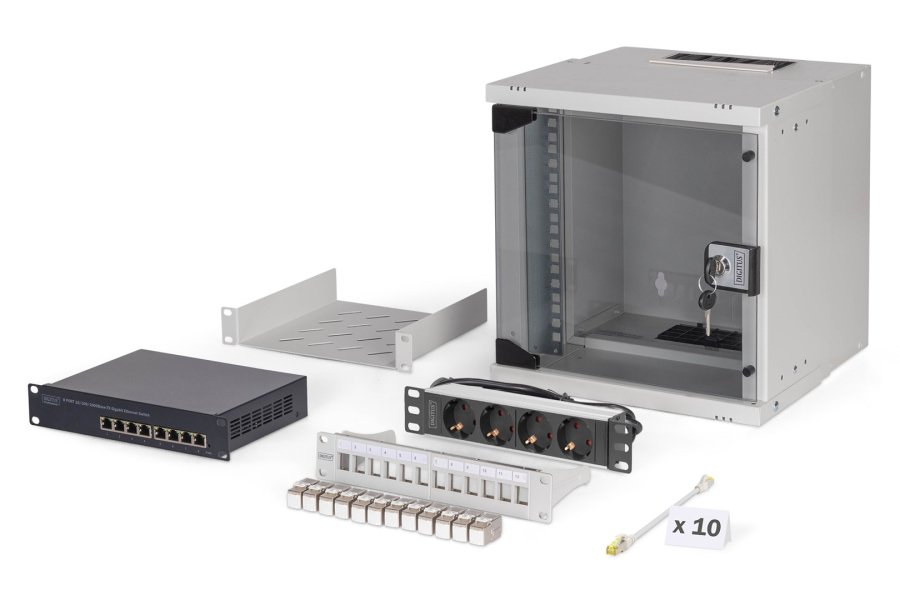 Digitus DN-49100-SET stativ 6U Vgmonteret stativ Gr #1