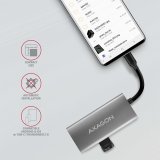 Axagon HMC-4G2 interface hub USB 3.2 Gen 2 (3.1 Gen 2) Type-C 10000 Mbit/s Gr #6