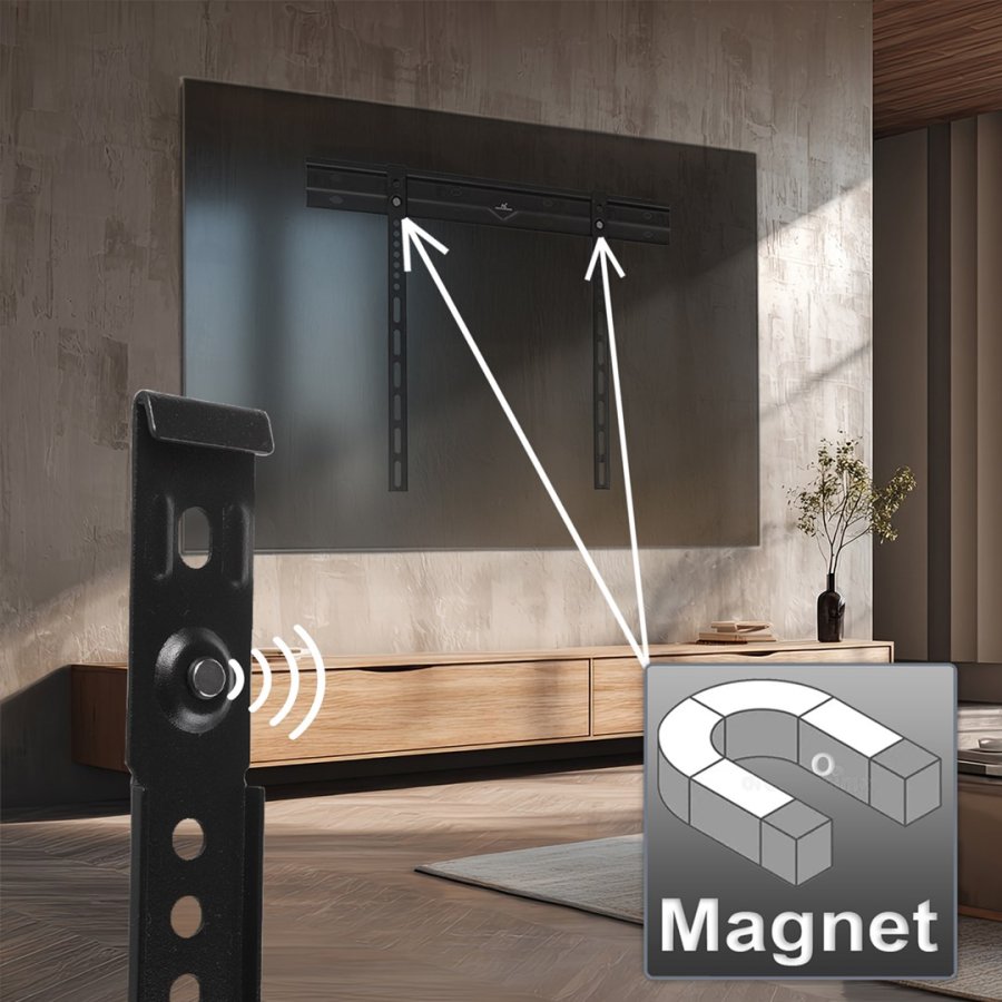 MACLEAN ULTRA FLAT WALL MOUNT FOR TV 40-85
