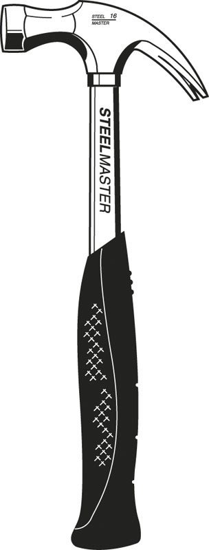 Stanley 1-51-031 hammer Klohammer Sort, Rustfrit stl #5