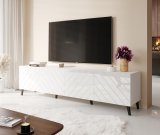 RTV-skab ABETO 200x42x52 hvid/blank hvid #3