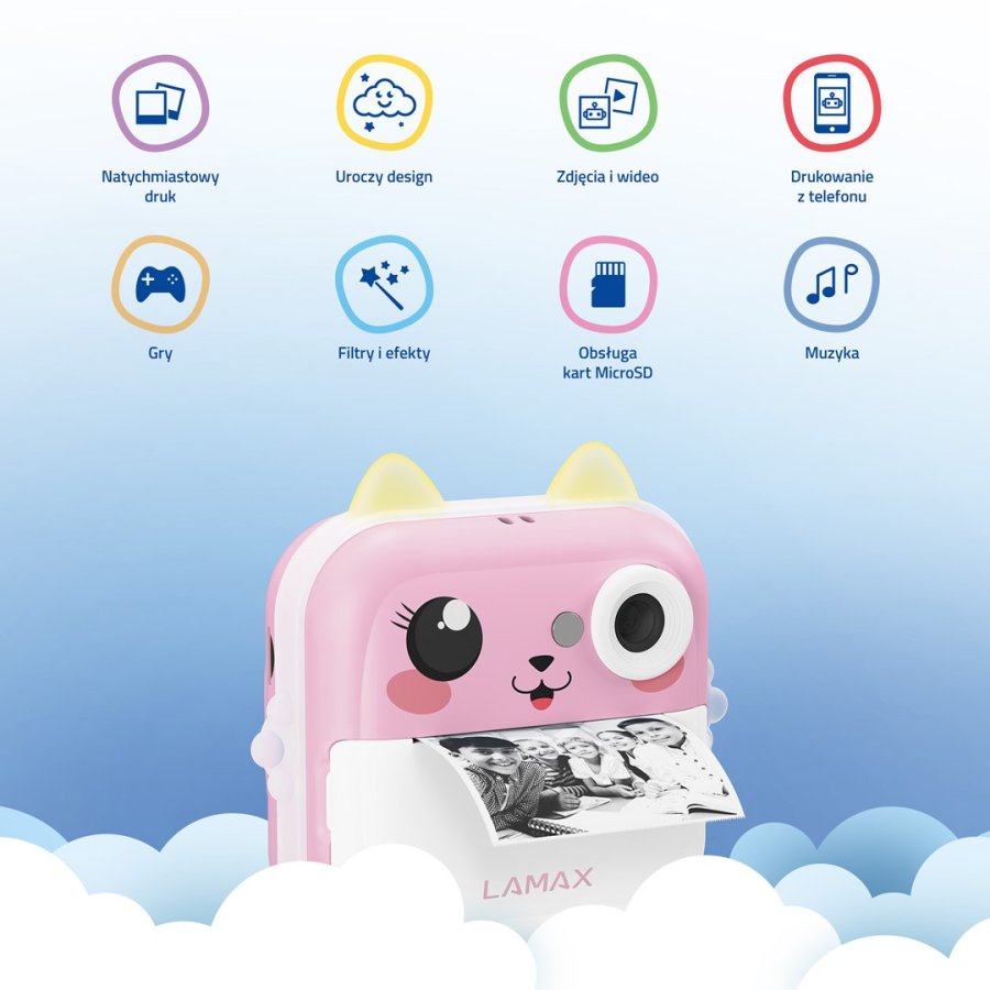 Digitalkamera til b�rn LAMAX InstaKid2 Plus, pink #7