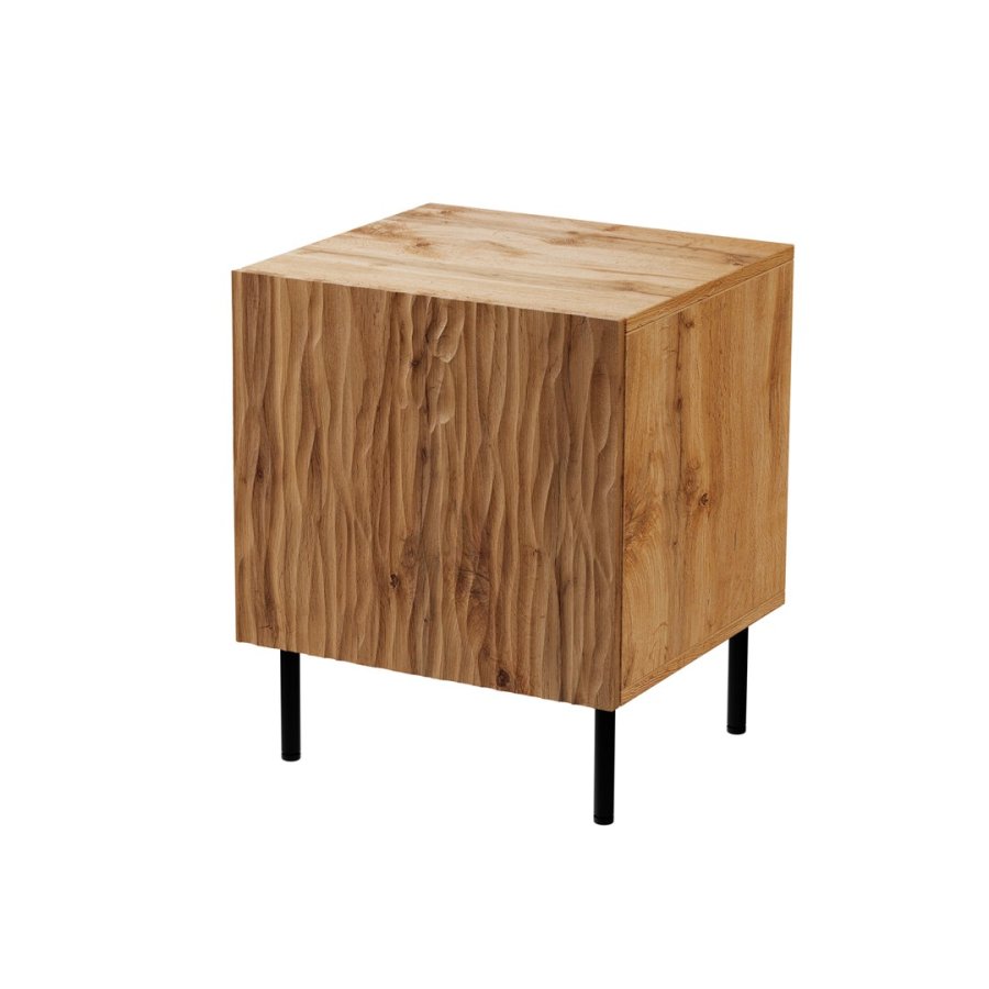 Sengebord 2 stk. JUNGLE 53.5x40.5x44 egetr wotant + sorte ben #1