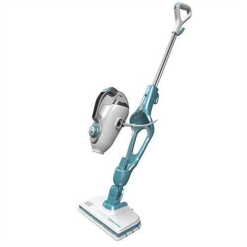 Black & Decker FSMH1321 damprenser Stende stvsuger 0,5 L Bl, Hvid 1300 W #1