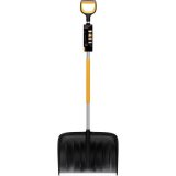 Fiskars 1057178 skovl & spartel Sneskovl Metal Sort, Orange #1