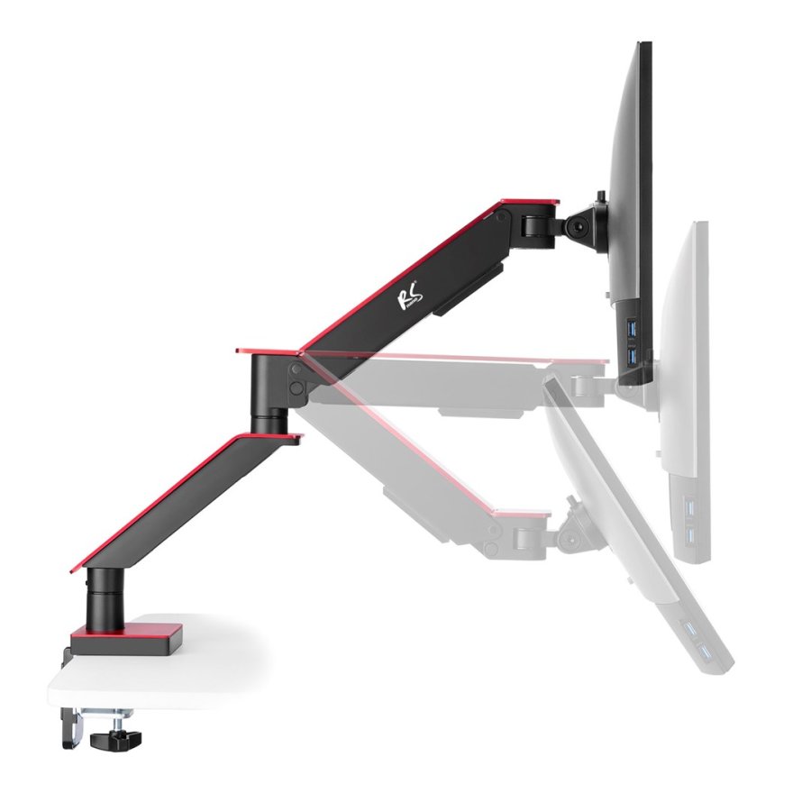 NanoRS Monitor TV Desk Mount Adjustable Tilt 17