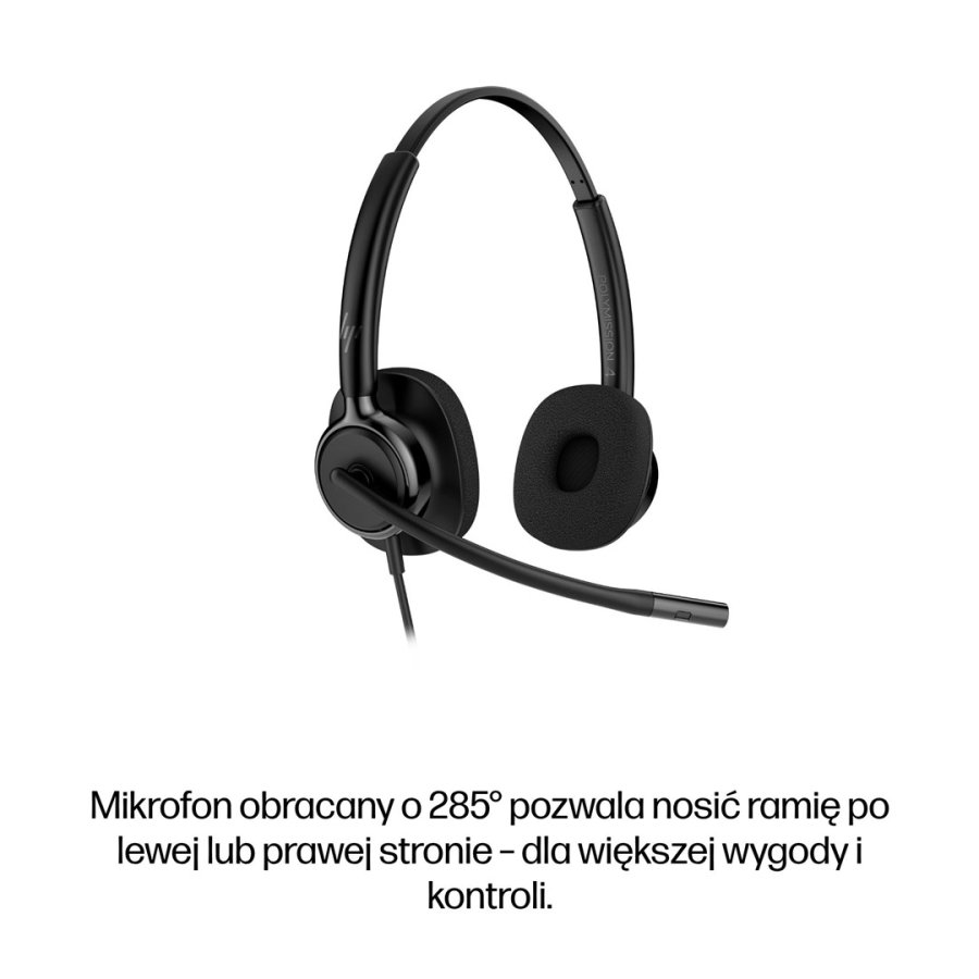 HP Poly Mission 425 Stereo USB Wired Headset Classic (Bulk) #9