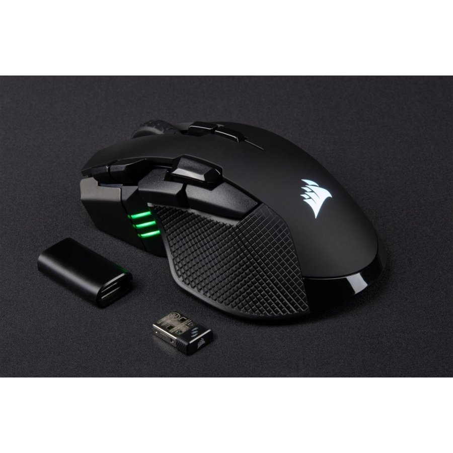 Corsair IRONCLAW RGB mus Spil Hjre hnd RF Wireless + Bluetooth + USB Type-A Optisk 18000 dpi #8
