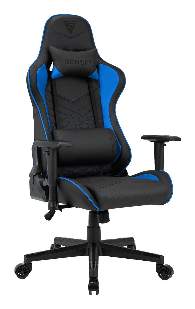 SENSE7 Fotel Gaming l�nestol Spand (vugge) s�de Sort, Bl� #3