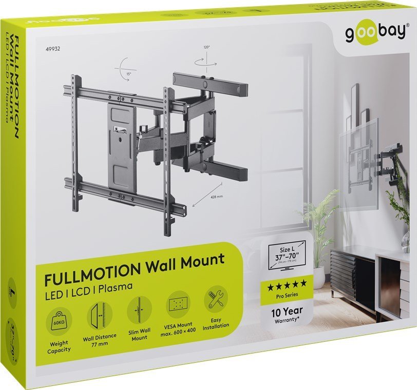 Goobay 49932 tv-beslag 177,8 cm (70