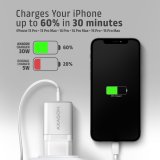 Axagon ACU-PQ30W Ladegert QC3.0.4.0/AFC/FCP/PPS/Apple+ PD USB-C 30W - wei - USB Typ C Mobiltelefon, Smartphone, SmartWatch, Tablet, Universel Hvid Vekselstrm Hurtig opladning Indendrs #8