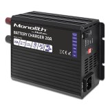Qoltec 51959 Smart Monolith oplader til LiFePO4 AGM GEL SLA batterier | 20A | 12V #12