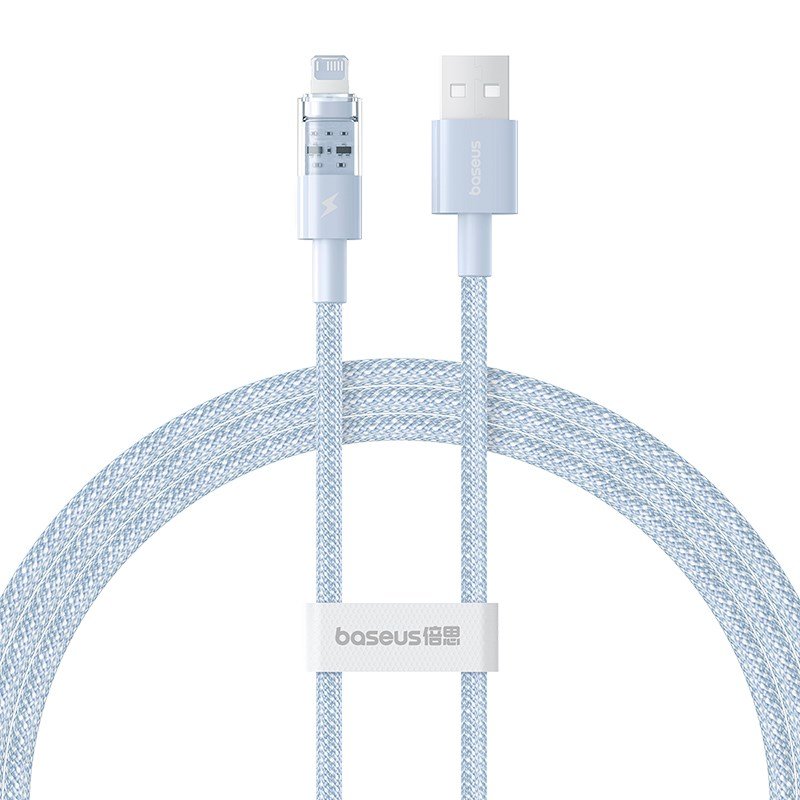 Baseus Gem USB til IP 2.4A hurtigopladningskabel 1 m Bl #1
