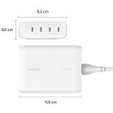 Belkin WCH015VFWH oplader til mobil enhed Hvid Indendrs #2