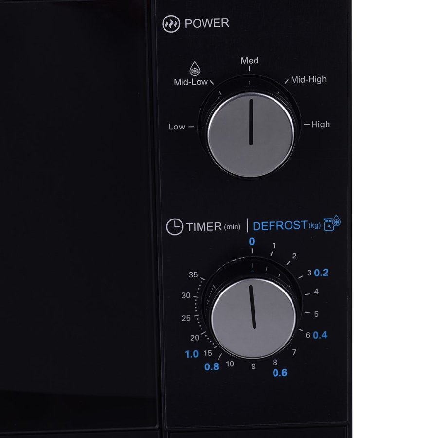 Sharp YC-MS01E-B mikroblgeovn Bordplade Solo mikroovn 20 L 800 W Sort #3