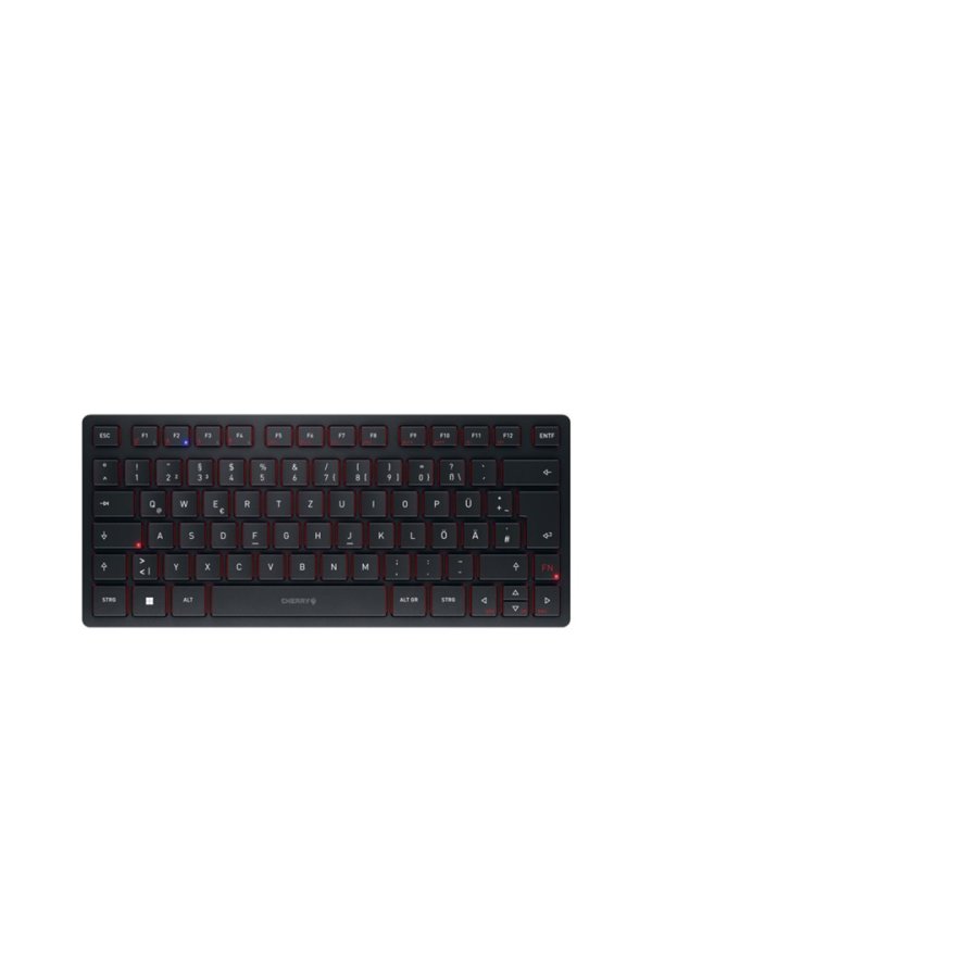 CHERRY KW 9200 MINI tastatur Universel USB + RF Wireless + Bluetooth QWERTZ Tysk Sort #5