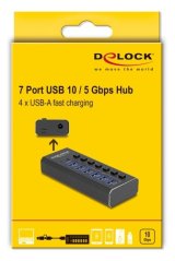 DeLOCK 64326 interface hub USB 3.2 Gen 2 (3.1 Gen 2) Type-C 10000 Mbit/s Sort #4