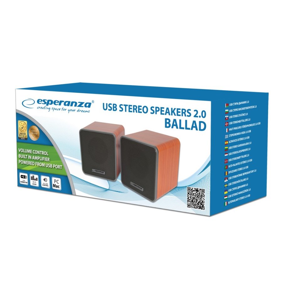 Esperanza EP152 USB 2.0 h�jttalersystem 5 W #2