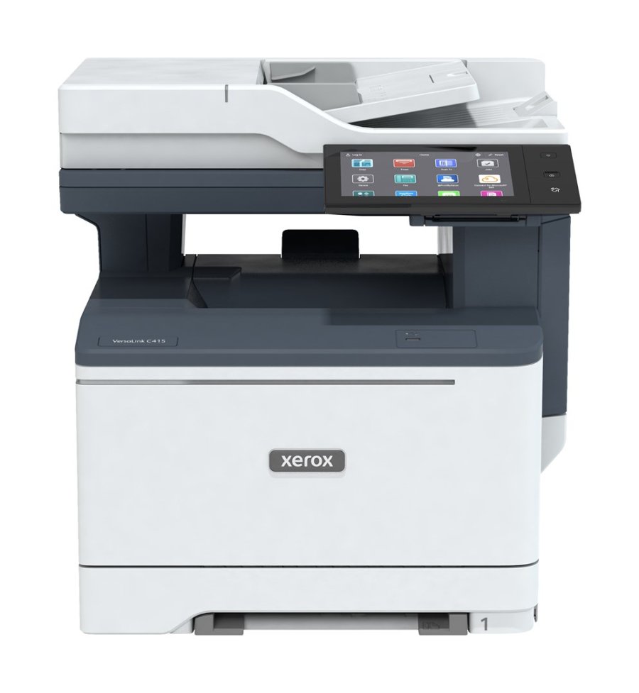 Xerox VersaLink C415, A4-format, 40 sider/min, dupleks kopiering/udskrivning/scanning/fax, PS3 PCL5e/6, 2 magasiner, 251 ark #1