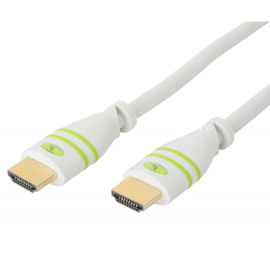 Techly 10.0m HDMI M/M HDMI-kabel 10 m HDMI Type A (Standard) Hvid #1