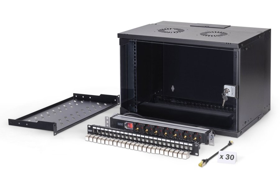 Digitus DN-49203-SET stativ 7U V�gmonteret stativ Sort #1