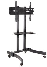 TV trolley stand Maclean, professional, on wheels, max 32-65