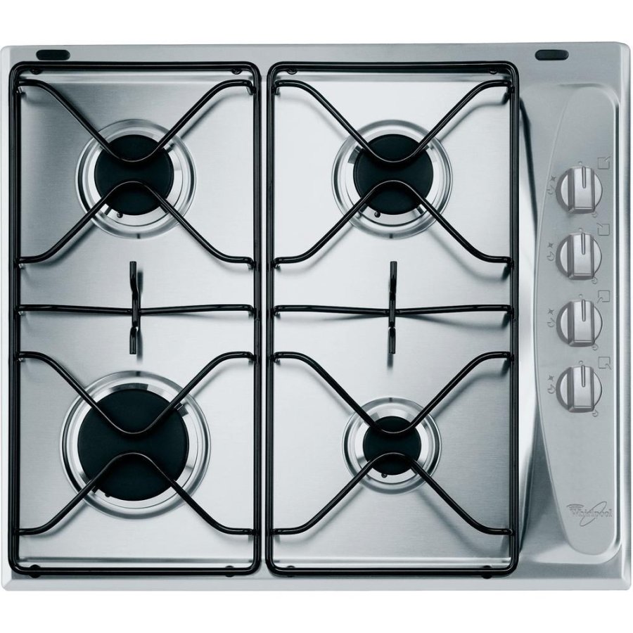 Whirlpool AKM 268/IX Rustfrit stl Indbygget Gaskomfur 4 zone(s) #1