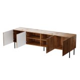 RTV JUNGLE kabinet 190x40.5x59.5 egetr wotan + sorte ben #4