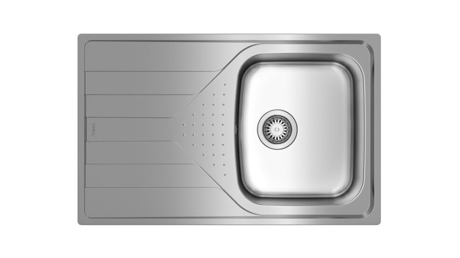Teka UNIVERSE 45 T-XP 1C 1E Top-monteret vask Rektangulr Rustfrit stl #5