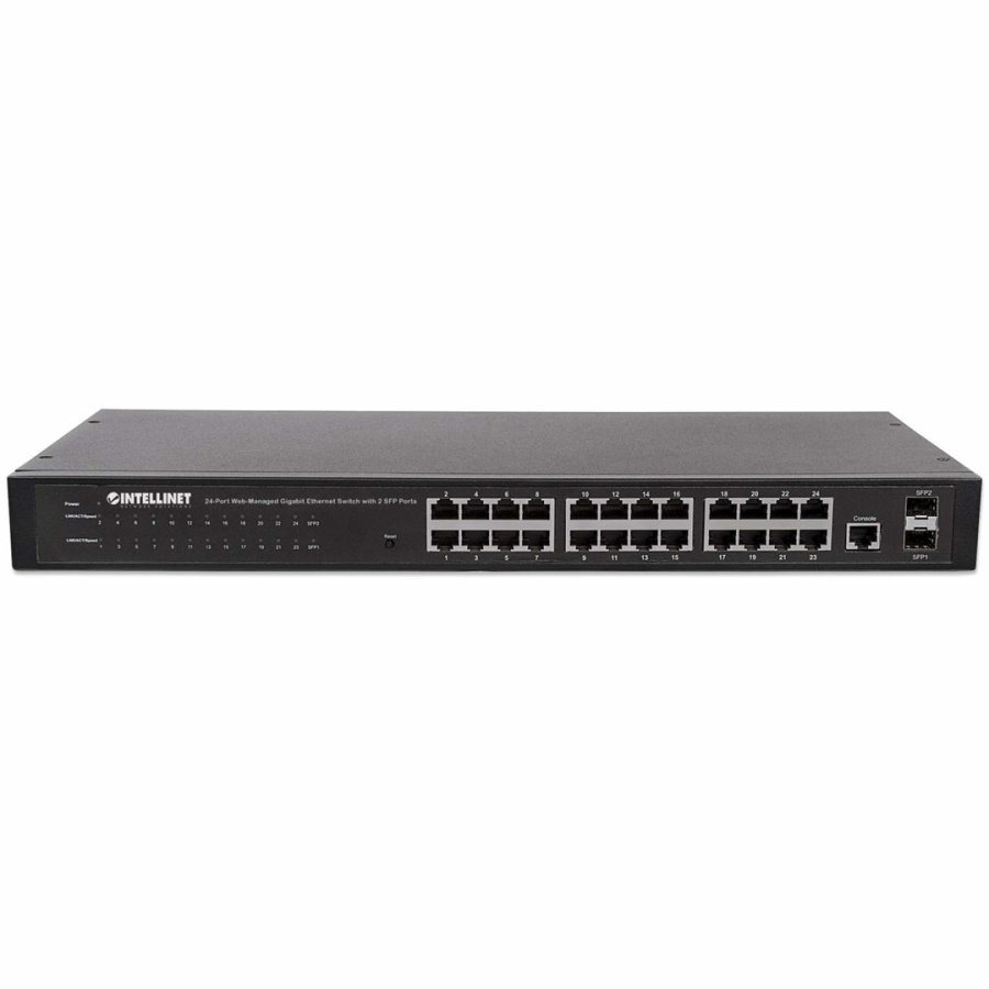 Intellinet 24-Port Network Switch, 24-Port (RJ45), Rackmount, Gigabit, 4 SFP, Ethernet Web-Smart, 10/100/1000 Mbit #5