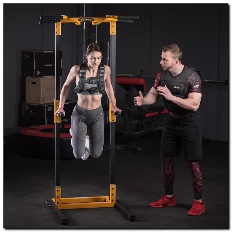 HMS Fitness KTO08 vgtvest 8 kg Neopren, Sand Sort #23