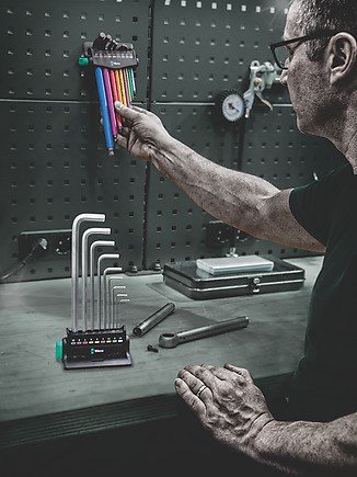 Wera 950/9 Hex-Plus Multicolour 3 angle wrench set #4