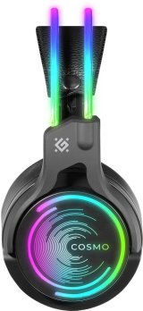 Defender Cosmo Pro Headset Ledningsf�rt Spil Sort #11