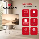 Maclean TV-stativ/vogn, p� hjul, 37-80