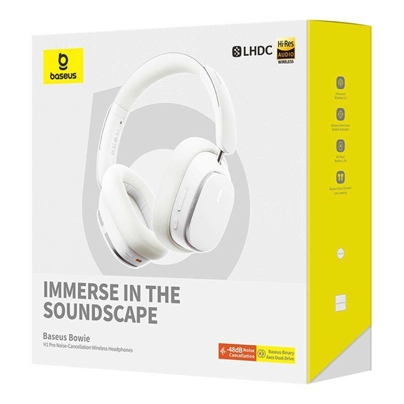 Baseus Bowie H1 Pro Headset Trdls Musik USB Type-C Bluetooth Hvid #4