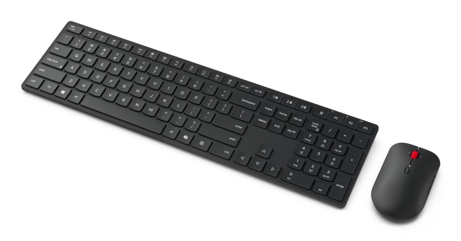 Lenovo 4X31S04814 tastatur Mus inkluderet Kontor RF tr�dl�s + Bluetooth Tysk Sort #4