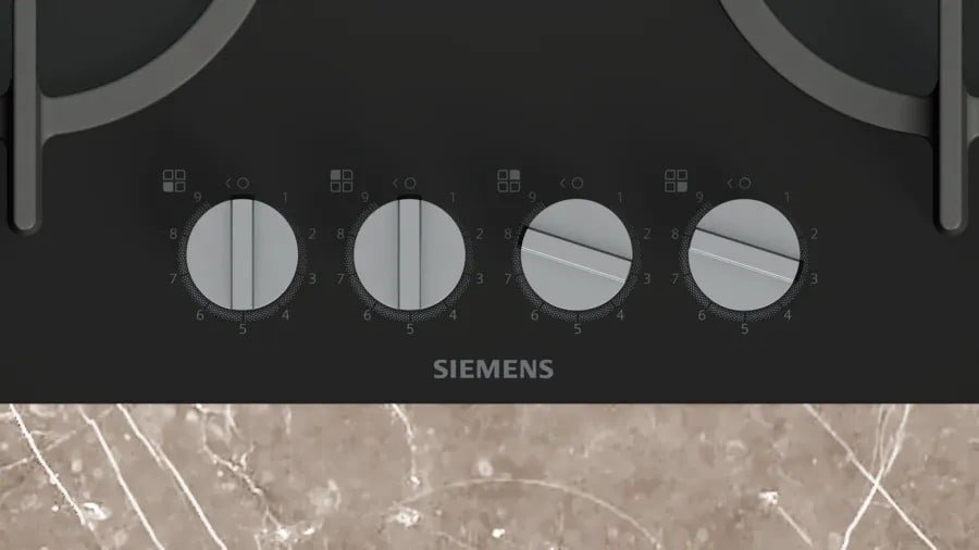 Siemens EP6A6PI10 kogeplade Sort Indbygget Gaskomfur 4 zone(s) #2